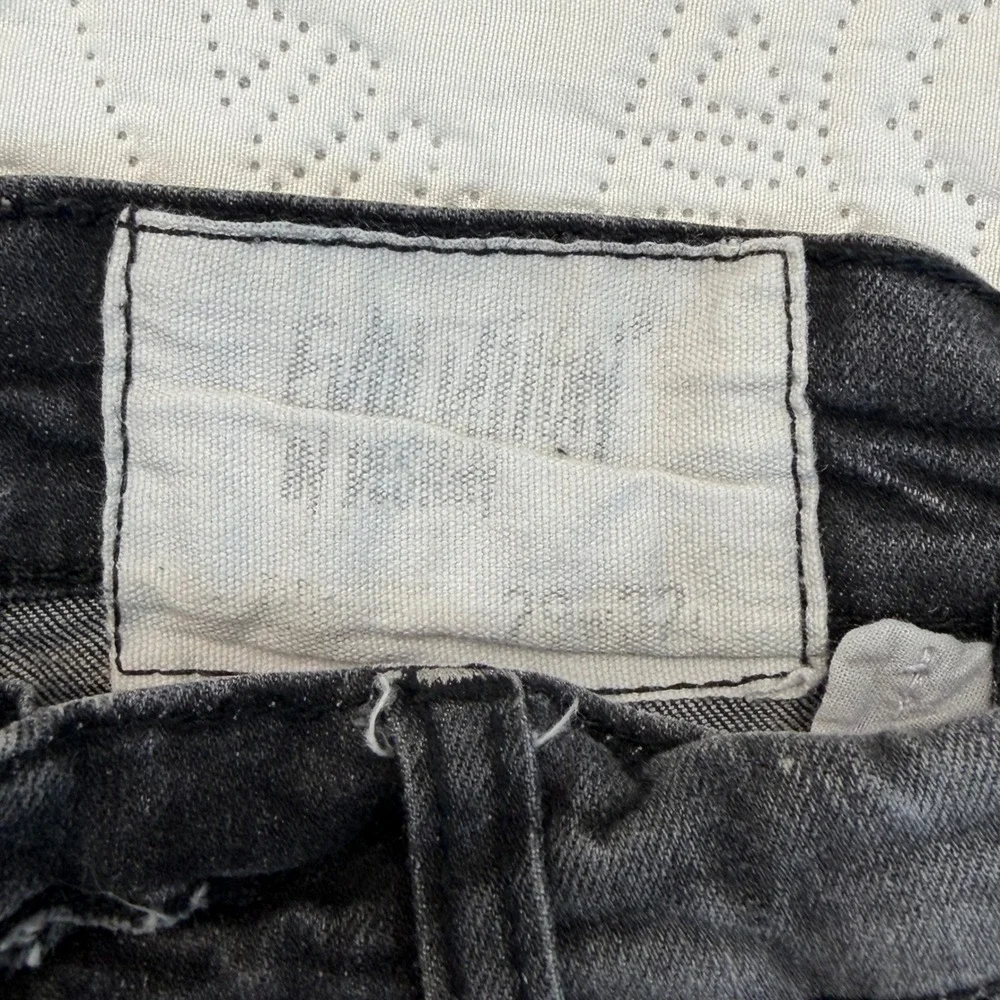 Evolution In Design Mens Distressed Slim Fit Gray Denim Jeans 29W 32L